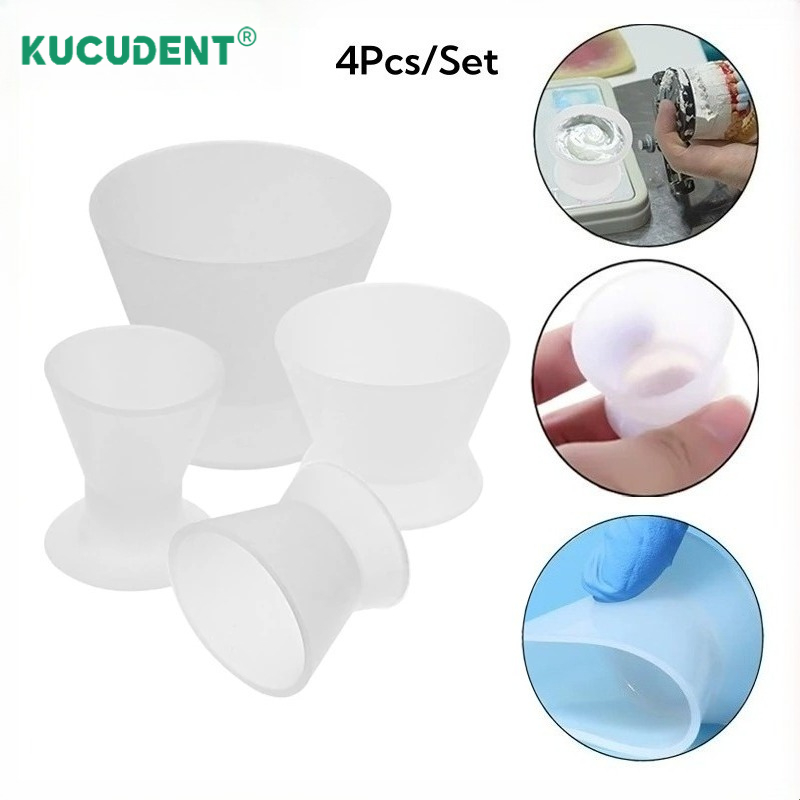 Mixing Cup Silicone - Набор из 4 штук: силиконовые чашки
