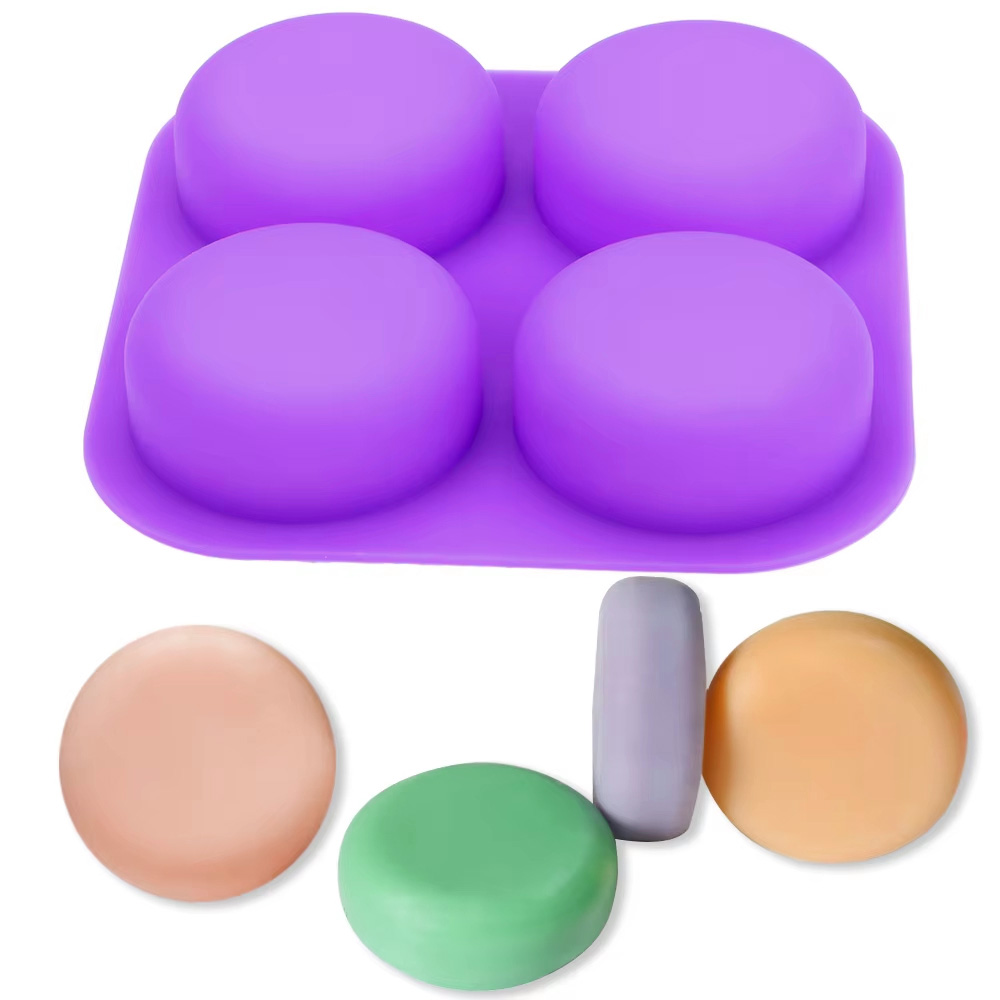 Coaster Mold Round - 1-2 шт. многоразовые круглые силиконовые формы