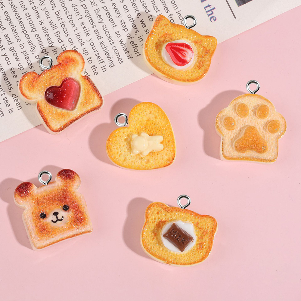 Resin Craft Projects - 10 шт. милых смоляных подвесок в