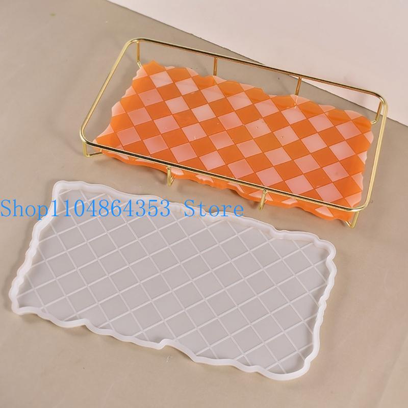 Serving Tray Mold - 652F шахматный лоток, формы для литья