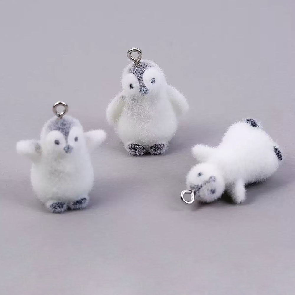 Resin Craft Projects - 5 шт. флокированные маленькие подвески в