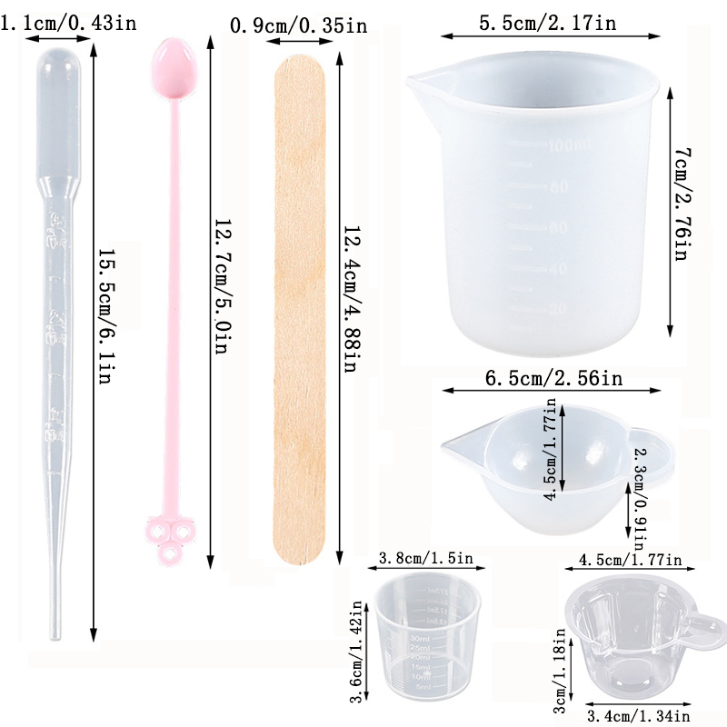 Набор инструментов для эпоксид – обзор и цена Mixing Cup Silicone
