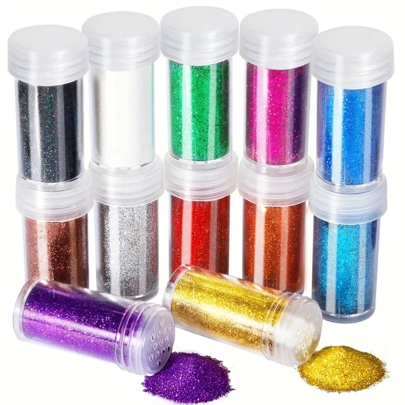 Набор из 12 баночек с ультрато – обзор и цена Resin Glitter Pack