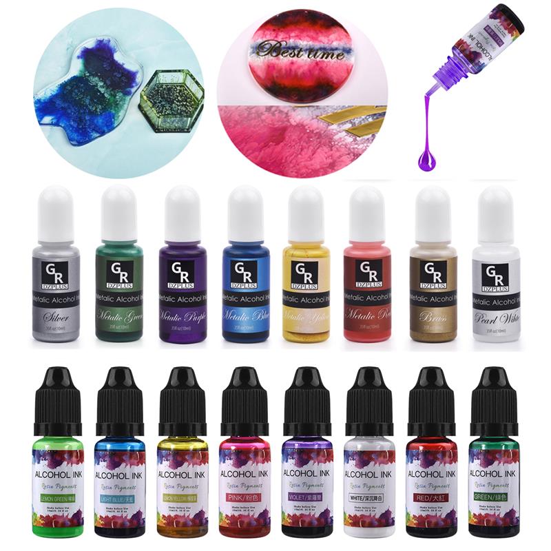 10 мл/15 мл художественные чер – обзор и цена Resin Dye Alcohol