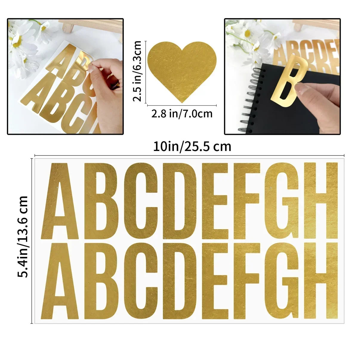 100 шт. 6 листов наклейки с зо – обзор и цена Gold Foil Flakes